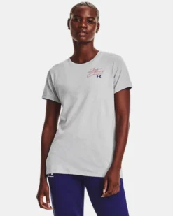 UA Join The Club Kurzarm-Oberteil Für Damen