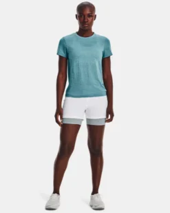 UA Run Stamina 2-in-1-Shorts Für Damen -Modegeschäft Für Sportbekleidung V5 1376759 100 FSF