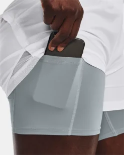 UA Run Stamina 2-in-1-Shorts Für Damen -Modegeschäft Für Sportbekleidung V5 1376759 100 SIDEDET