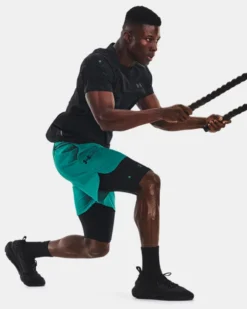 UA Peak Gewebeshorts Für Herren -Modegeschäft Für Sportbekleidung V5 1376782 722 FSF