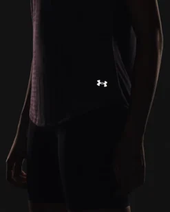 UA Streaker 2.0 Deco Diamond Kurzarm-Oberteil Für Damen -Modegeschäft Für Sportbekleidung V5 1376814 571 REFL