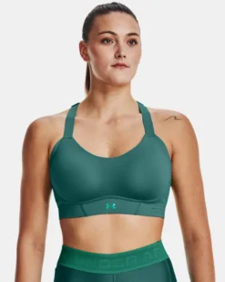 UA Uplift High Sport-BH Für Damen -Modegeschäft Für Sportbekleidung V5 1376866 722 FC 36B
