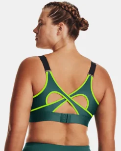UA Infinity Crossover Sport-BH Für Hohe Belastung Für Damen -Modegeschäft Für Sportbekleidung V5 1376882 722 BC XL