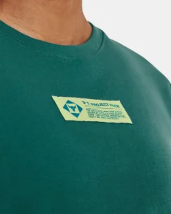 Project Rock Globe Kurzarm-Oberteil Für Damen -Modegeschäft Für Sportbekleidung V5 1376917 722 COLLAR