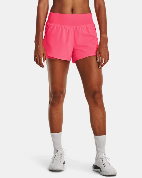UA Flex 2-in-1-Gewebeshorts Für Damen 2 UA Flex 2-in-1-Gewebeshorts Für Damen – Bild 2
