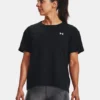 UA Essential T-Shirt Aus Baumwoll-Stretchstoff Für Damen