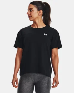 UA Essential T-Shirt Aus Baumwoll-Stretchstoff Für Damen