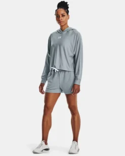 UA Rival Oversize-Hoodie Aus French Terry Für Damen -Modegeschäft Für Sportbekleidung V5 1376992 465 FSF