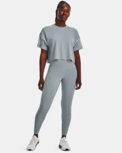 UA RUSH™ SmartForm Perforierte Ankle-Leggings -Modegeschäft Für Sportbekleidung V5 1377058 465 FSF