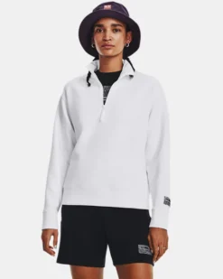Unisex UA Summit Strick Mit ½-Zip -Modegeschäft Für Sportbekleidung V5 1377174 100 FCADD