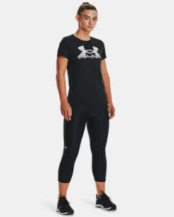 UA Tech™ Script Kurzarm-Oberteil Für Damen -Modegeschäft Für Sportbekleidung V5 1377198 001 FSF