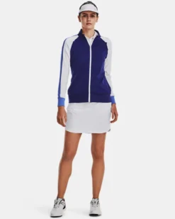 UA Storm Midlayer Mit Durchgehendem Zip Für Damen -Modegeschäft Für Sportbekleidung V5 1377331 468 FSF