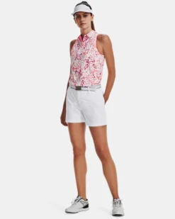 Damen UA Iso-Chill Ärmelloses Poloshirt 8 Damen UA Iso-Chill Ärmelloses Poloshirt -Modegeschäft Für Sportbekleidung V5 1377334 101 FSF