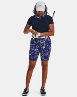 UA Links Shorts Mit Druck Für Damen -Modegeschäft Für Sportbekleidung V5 1377340 468 FSFADD