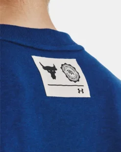 Project Rock Rival Kurzarm-Oberteil Aus French-Terry Für Damen -Modegeschäft Für Sportbekleidung V5 1377447 471 BCKDET