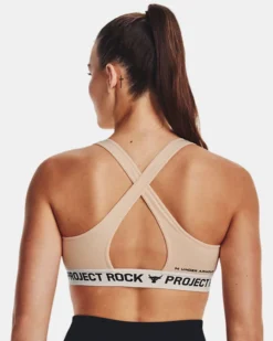 Project Rock Crossback Training Ground Sport-BH Für Damen -Modegeschäft Für Sportbekleidung V5 1377462 832 BC MD