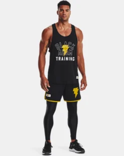 Project Rock Black Adam Mesh-Shorts Für Herren -Modegeschäft Für Sportbekleidung V5 1377747 001 FSF