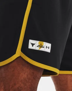 Project Rock Black Adam Mesh-Shorts Für Herren -Modegeschäft Für Sportbekleidung V5 1377747 001 SIDEDET