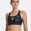 Project Rock HeatGear® Black Adam Sport-BH Für Damen
