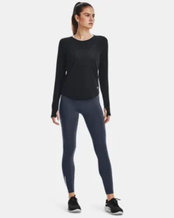 Damen UA Streaker Oberteil, Langärmlig -Modegeschäft Für Sportbekleidung V5 1377804 001 FSF