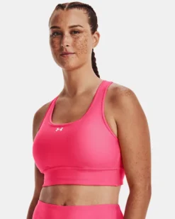 UA Crossback Longline Sport-BH Für Damen -Modegeschäft Für Sportbekleidung V5 1377916 683 FC LG