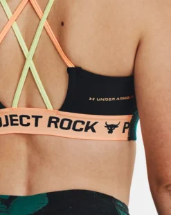 Project Rock Crossback Family Sport-BH Mit Aufdruck Für Damen -Modegeschäft Für Sportbekleidung V5 1377953 722 BCKDET