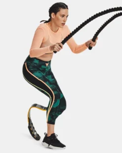 Project Rock HeatGear® Ankle-Leggings Mit Aufdruck Für Damen -Modegeschäft Für Sportbekleidung V5 1377954 722 FSF