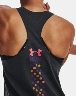 UA Run In Peace Tanktop Für Damen -Modegeschäft Für Sportbekleidung V5 1377995 001 BCKDET