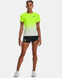 UA RUSH™ Cicada Kurzarm-Oberteil Für Damen -Modegeschäft Für Sportbekleidung V5 1378405 369 FSF