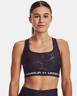 Armour® Mid Crossback Emboss Sport-BH Für Damen