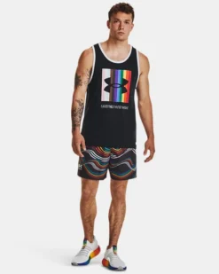 UA Woven Volley Pride Shorts Für Herren -Modegeschäft Für Sportbekleidung V5 1379008 001 FSF
