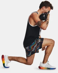 UA Woven Volley Pride Shorts Für Herren -Modegeschäft Für Sportbekleidung V5 1379008 001 FSFADD